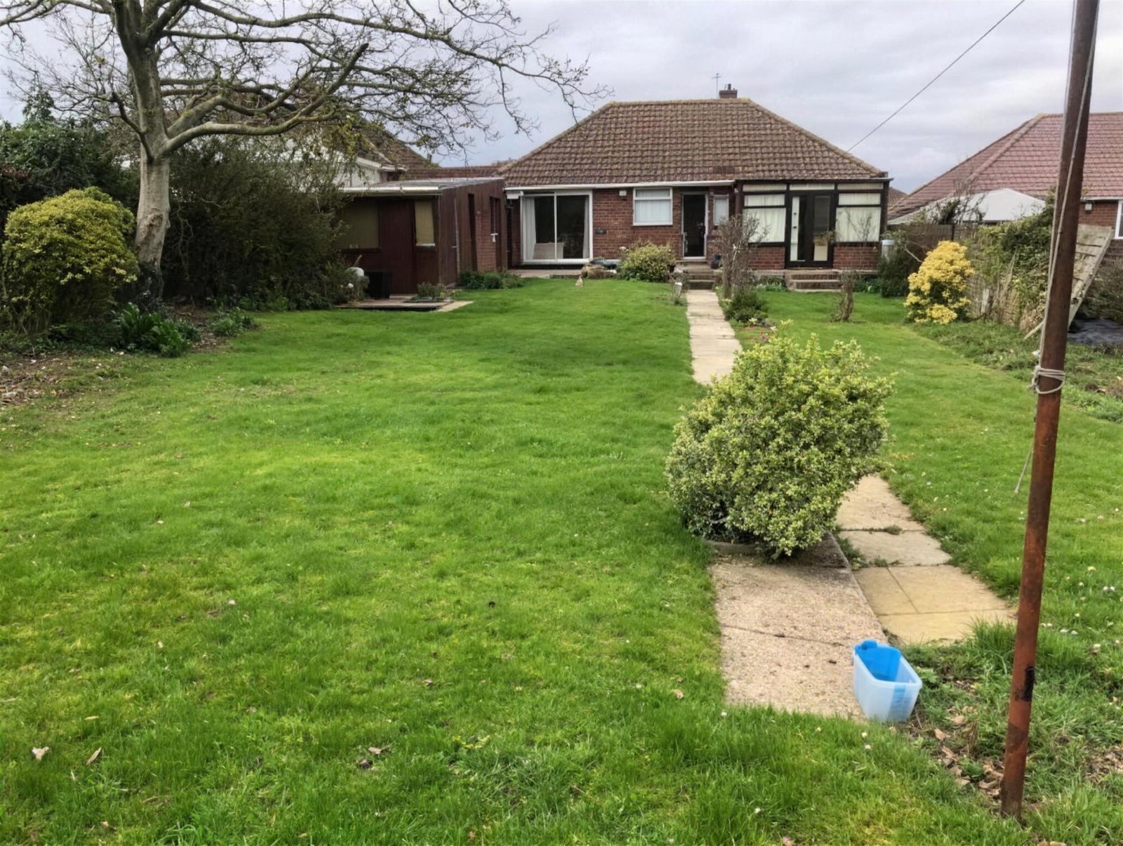 Rear garden transformation, Somerset — before