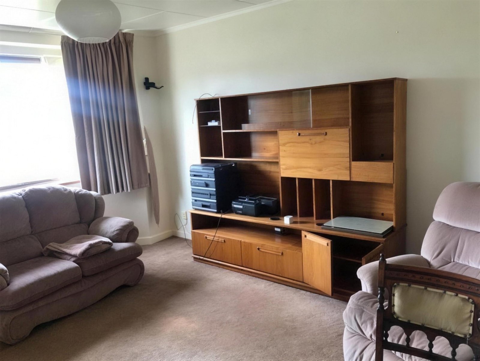 Living room renovation, Somerset — before