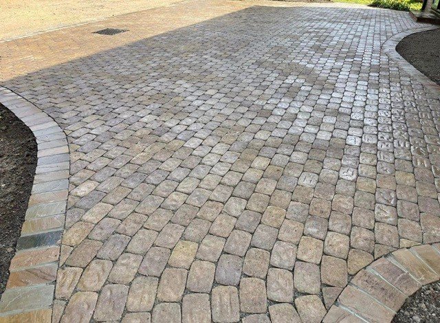 Paving project by P.A. Vine & Son, Yeovil, Somerset
