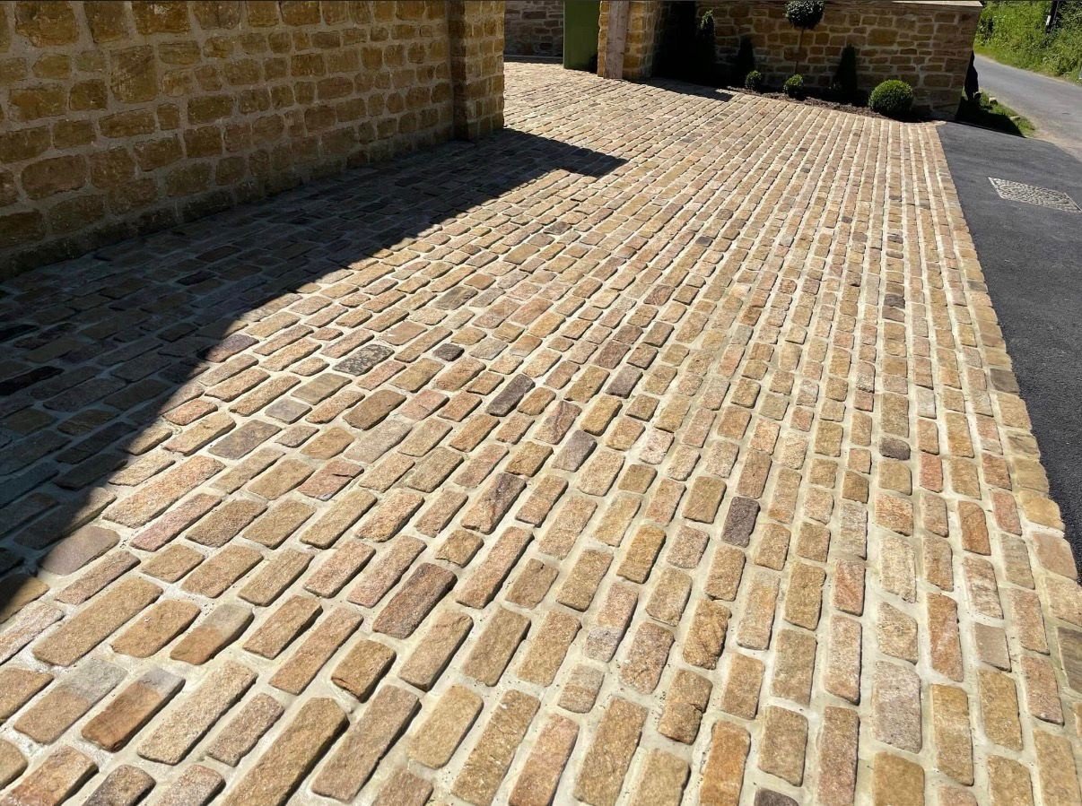 Completed landscaping by P.A. Vine & Son, Yeovil, Somerset