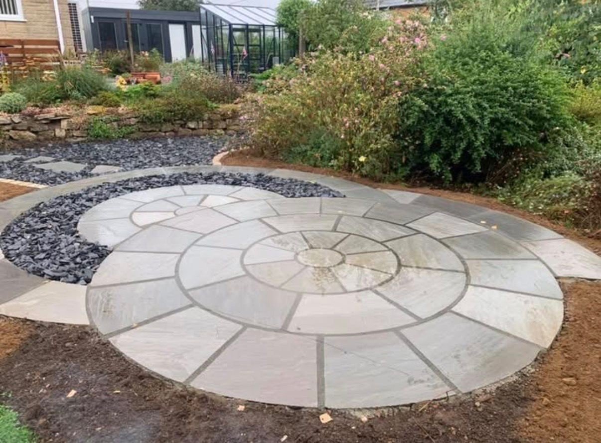 Landscaped garden by P.A. Vine & Son, Yeovil, Somerset